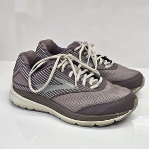 Brooks Addiction Walker Women 9.5 Grey Slip Resistant DNA Cushioning Sporty